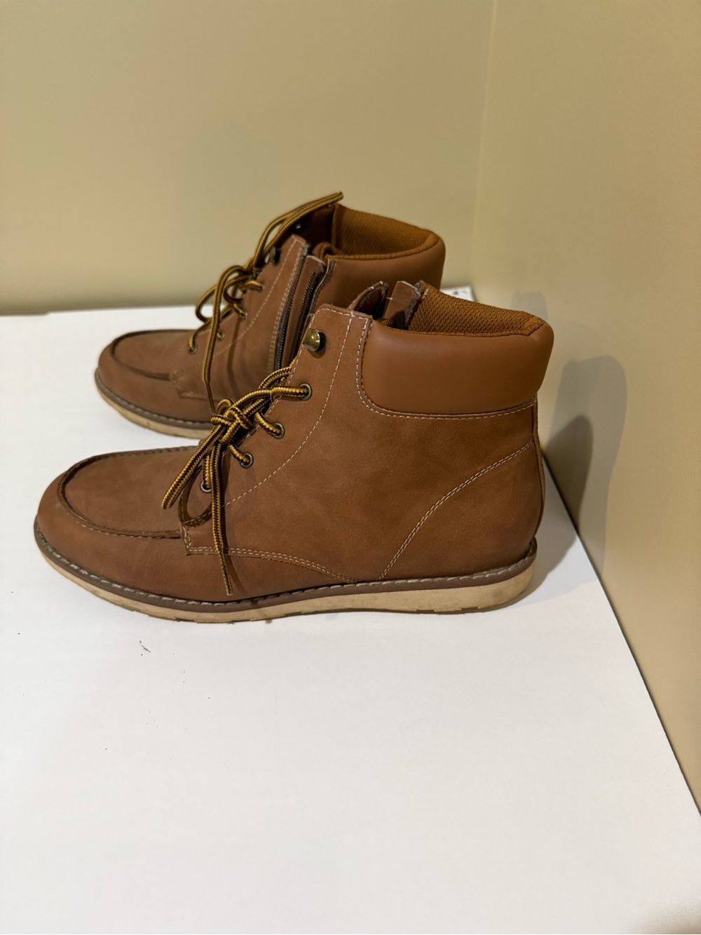 Kohl's Boy’s Chukka Lace-Up Boots - Tan/Brown